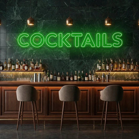 Cocktails Led Neon Sign Light