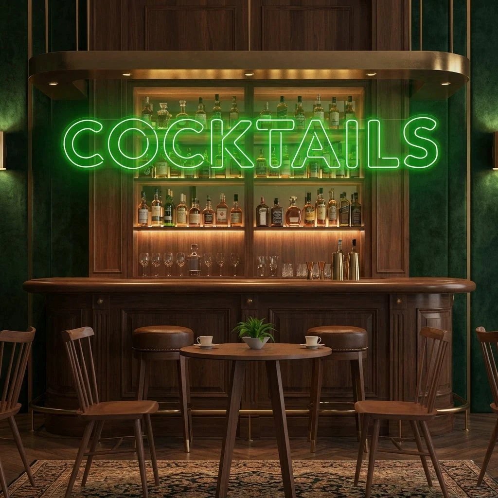 Cocktails Led Neon Sign Light