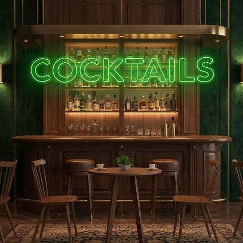 Cocktails Led Neon Sign Light