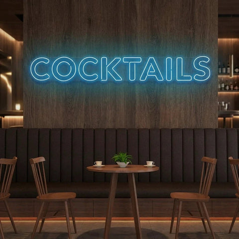 Cocktails Led Neon Sign Light