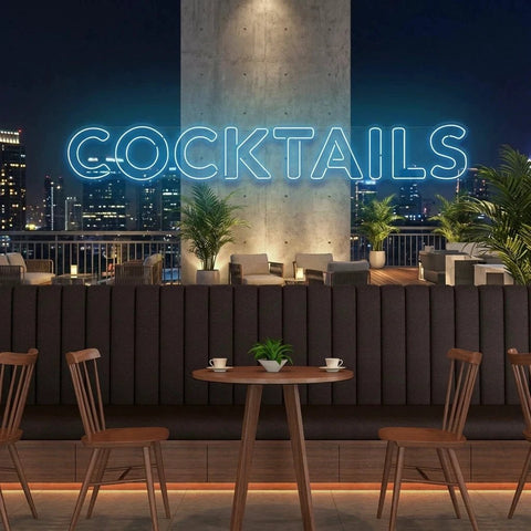 Cocktails Led Neon Sign Light