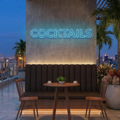 Cocktails Led Neon Sign Light