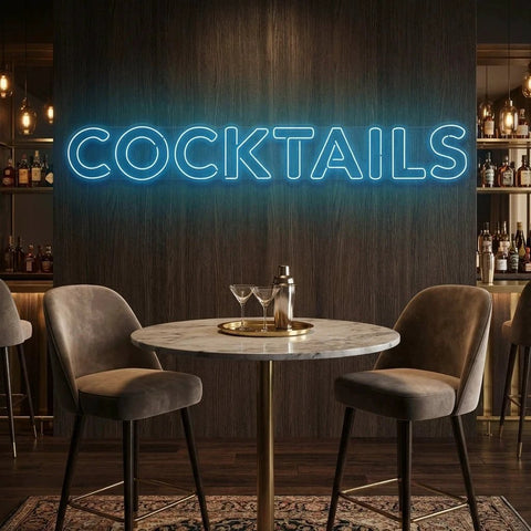 Cocktails Led Neon Sign Light