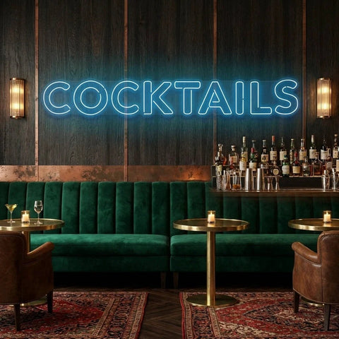 Cocktails Led Neon Sign Light