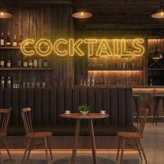 Cocktails Led Neon Sign Light