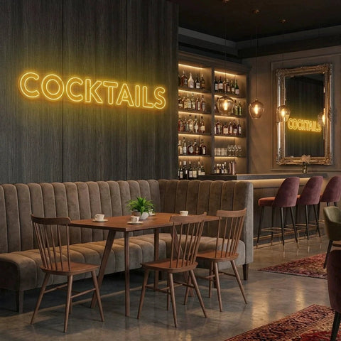 Cocktails Led Neon Sign Light