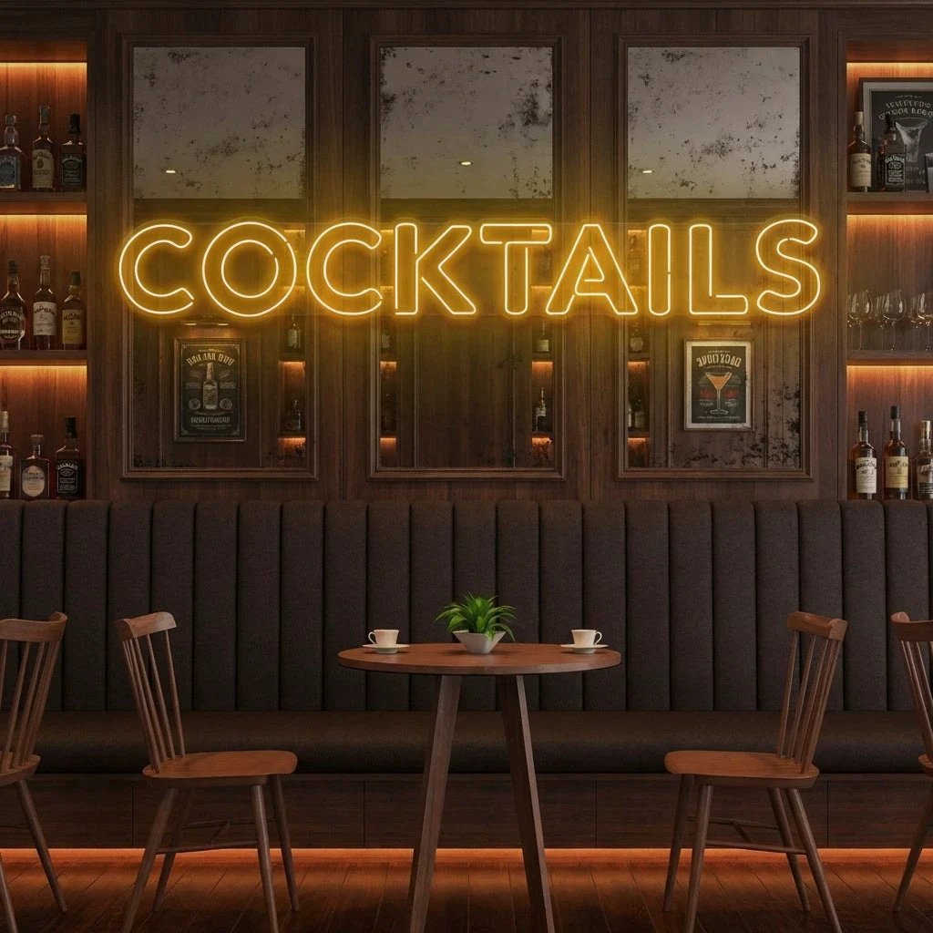 Cocktails Led Neon Sign Light
