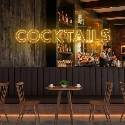 Cocktails Led Neon Sign Light