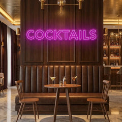 Cocktails Led Neon Sign Light