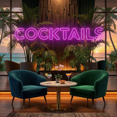 Cocktails Led Neon Sign Light