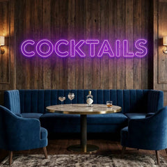 Cocktails Led Neon Sign Light