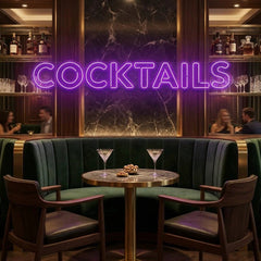 Cocktails Led Neon Sign Light