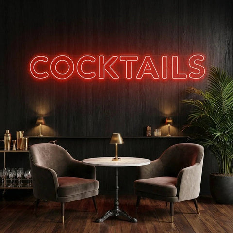 Cocktails Led Neon Sign Light