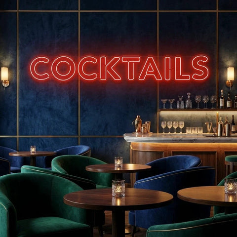 Cocktails Led Neon Sign Light