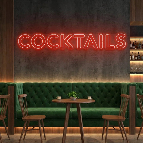 Cocktails Led Neon Sign Light