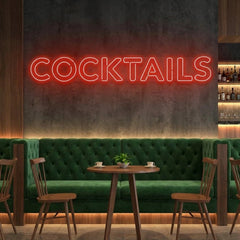 Cocktails Led Neon Sign Light
