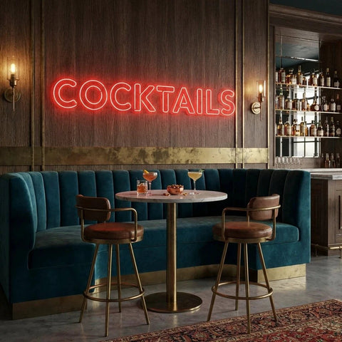 Cocktails Led Neon Sign Light