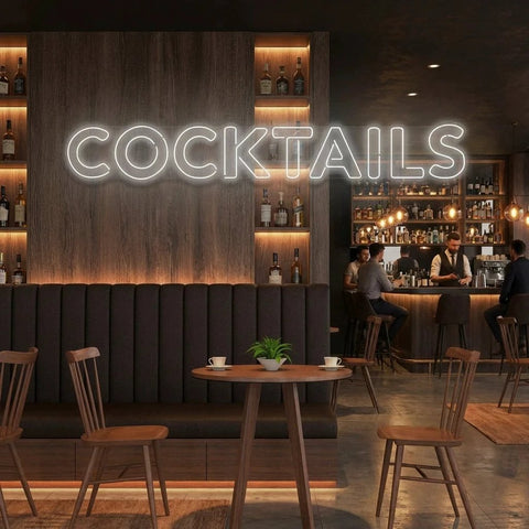 Cocktails Led Neon Sign Light