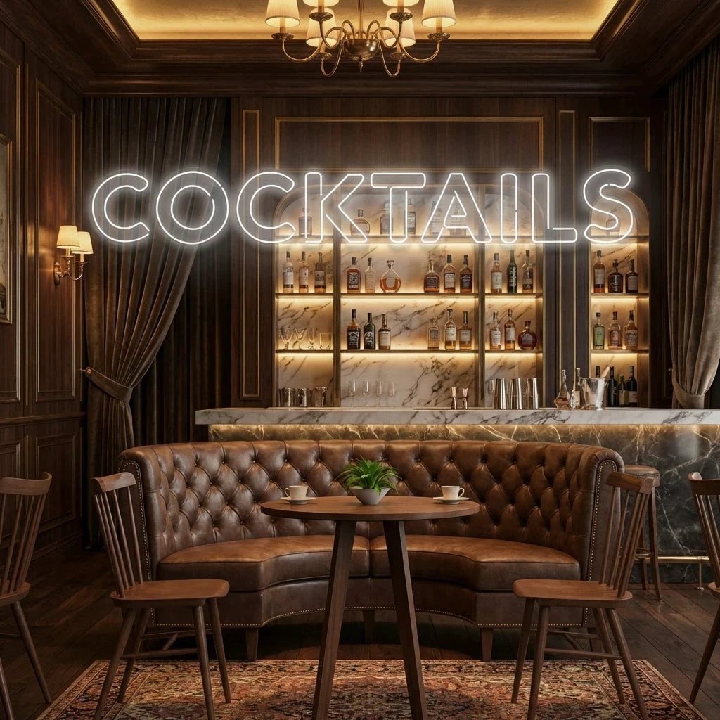 Cocktails Led Neon Sign Light