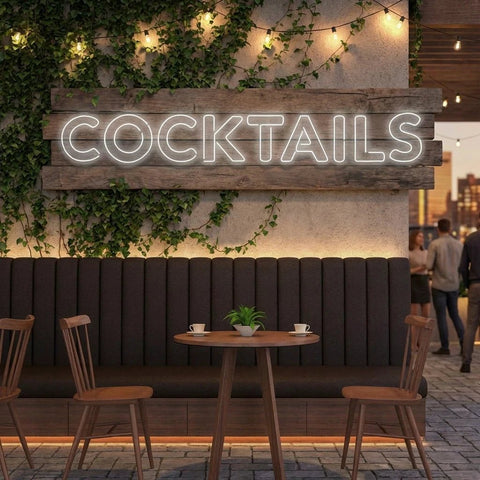 Cocktails Led Neon Sign Light