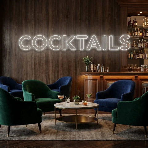 Cocktails Led Neon Sign Light