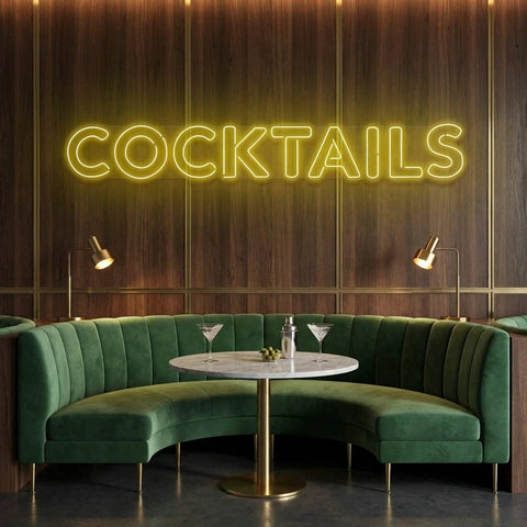 Cocktails Led Neon Sign Light