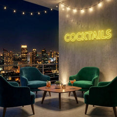 Cocktails Led Neon Sign Light