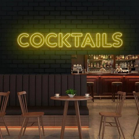 Cocktails Led Neon Sign Light