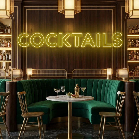 Cocktails Led Neon Sign Light