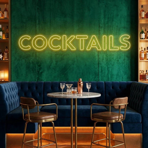 Cocktails Led Neon Sign Light