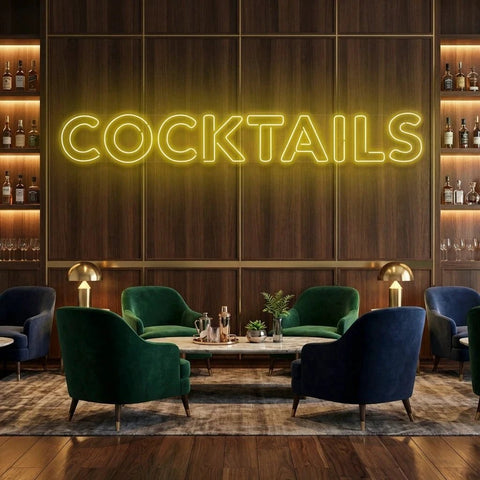Cocktails Led Neon Sign Light