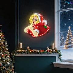 Dazzling Deliveries for a Merry Christmas Neon Sign Light Artwork