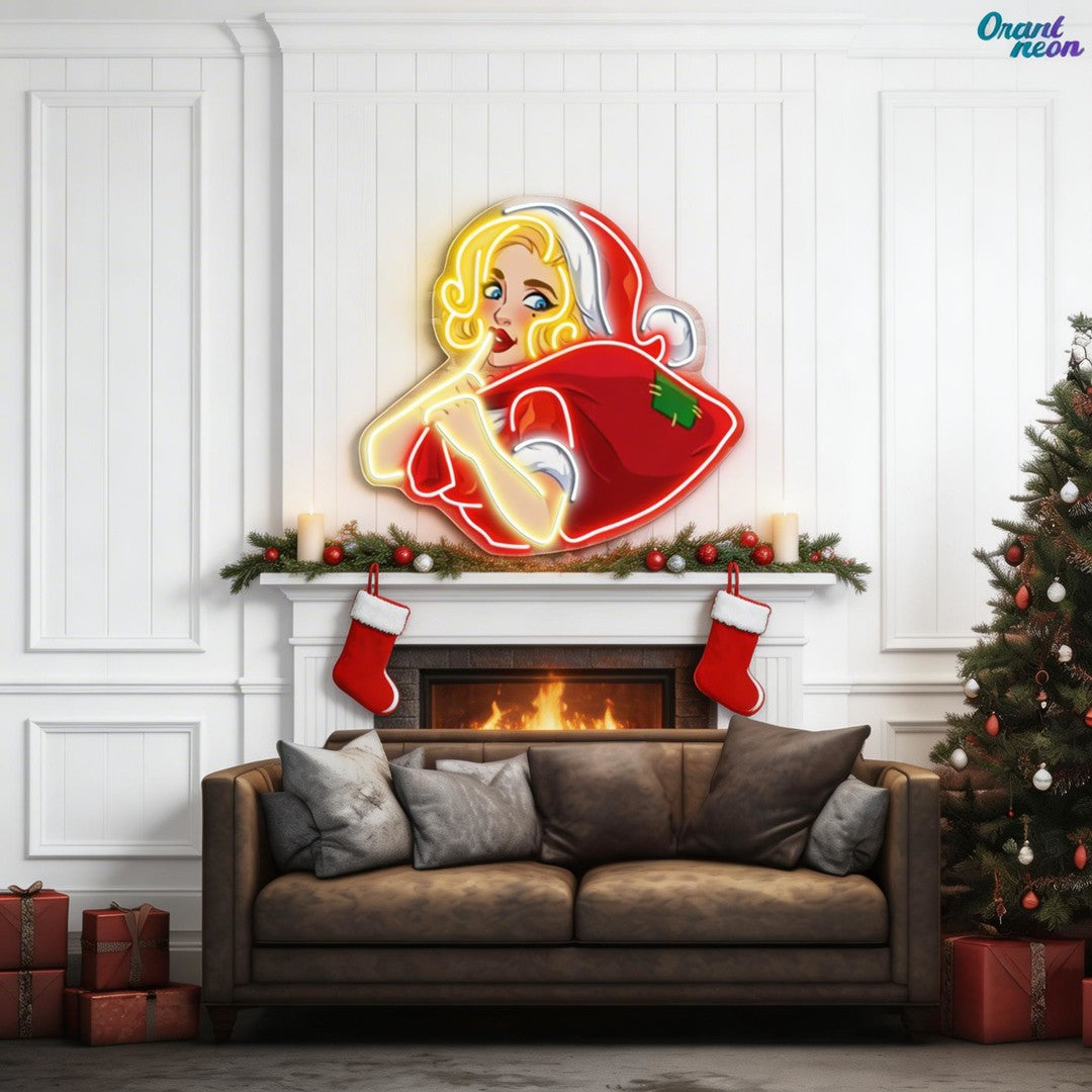 Dazzling Deliveries for a Merry Christmas Neon Sign Light Artwork