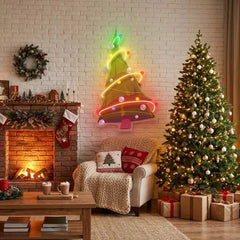 Colorful Christmas Tree Art Work Led Neon Sign Light