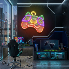 Colorful Cartoon Gaming Artwork Led Neon Sign Light