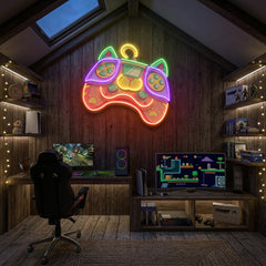 Colorful Cartoon Gaming Artwork Led Neon Sign Light
