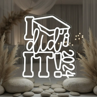Congrats Grad Neon Sign I Did It 2025 Neon Lights