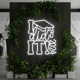 Congrats Grad Neon Sign I Did It 2025 Neon Lights
