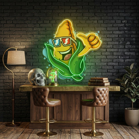Cool Corn LED Neon Sign Light Pop Art
