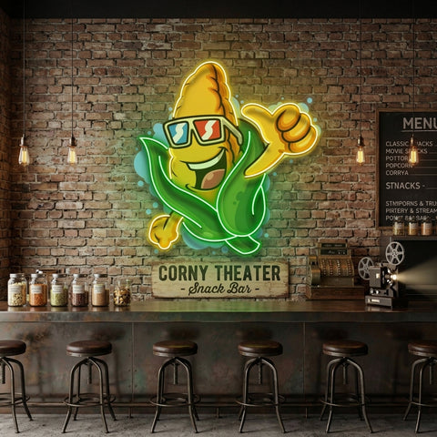 Cool Corn LED Neon Sign Light Pop Art