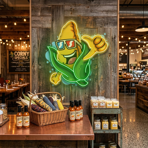 Cool Corn LED Neon Sign Light Pop Art