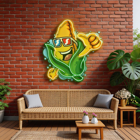 Cool Corn LED Neon Sign Light Pop Art