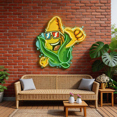 Cool Corn LED Neon Sign Light Pop Art