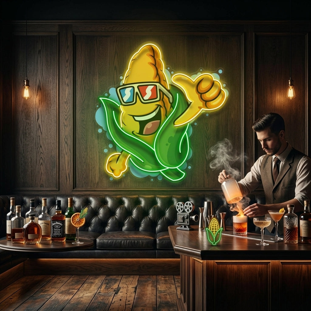 Cool Corn LED Neon Sign Light Pop Art