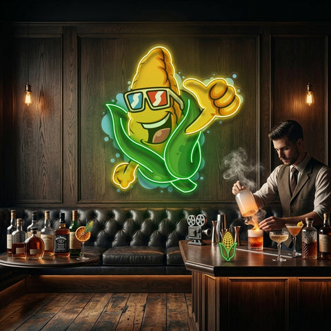Cool Corn LED Neon Sign Light Pop Art