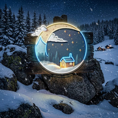 Cozy Starry Night LED Neon Sign Light Pop Art