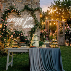 Crazy In Love Led Neon Sign Light, Custom Wedding Neon Sign For Reception, neon light sign for wedding
