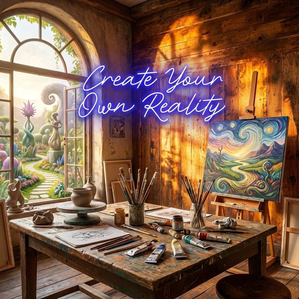 Create Your Own Reality Led Neon Sign Light