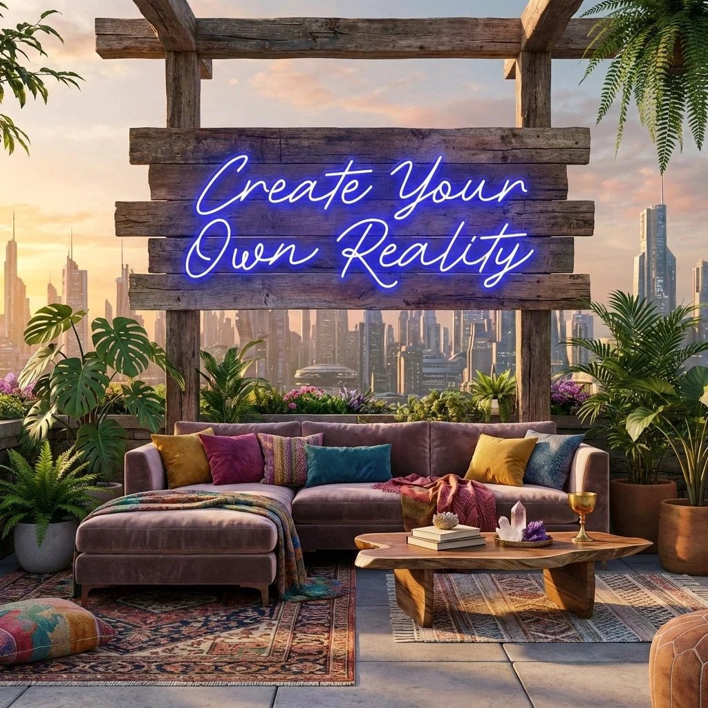 Create Your Own Reality Led Neon Sign Light