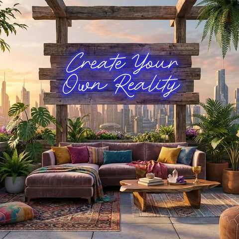Create Your Own Reality Led Neon Sign Light
